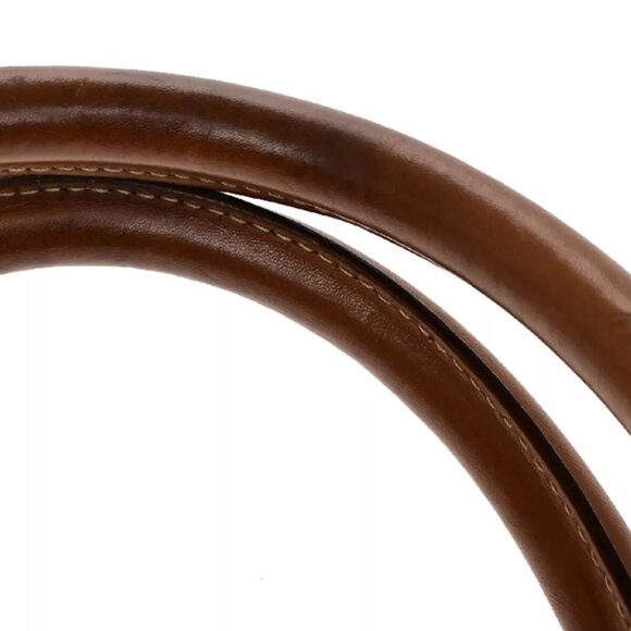 CELINE Logo Macadam Pattern Travel Hand Bag PVC Leather Brown GHW Italy 65YF574 - Picture 14 of 16